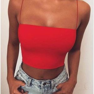 Meshki Yvonne red top